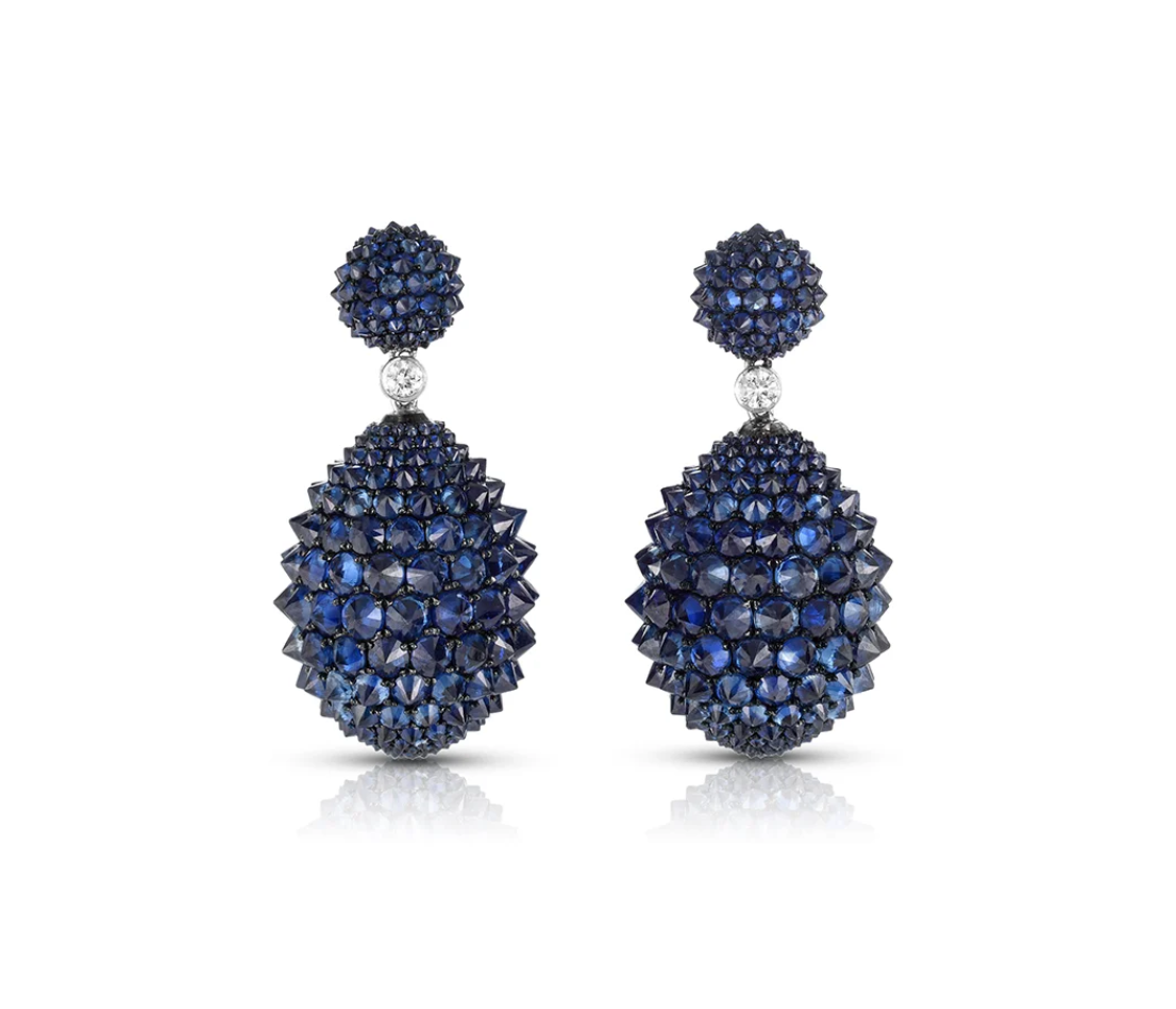 Black Gold “Egg” Earring Set